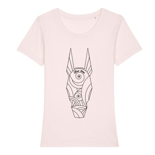 T-shirt classica donna "Slow Time" bianca