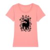 T-shirt classica donna "Unicorno" rosa